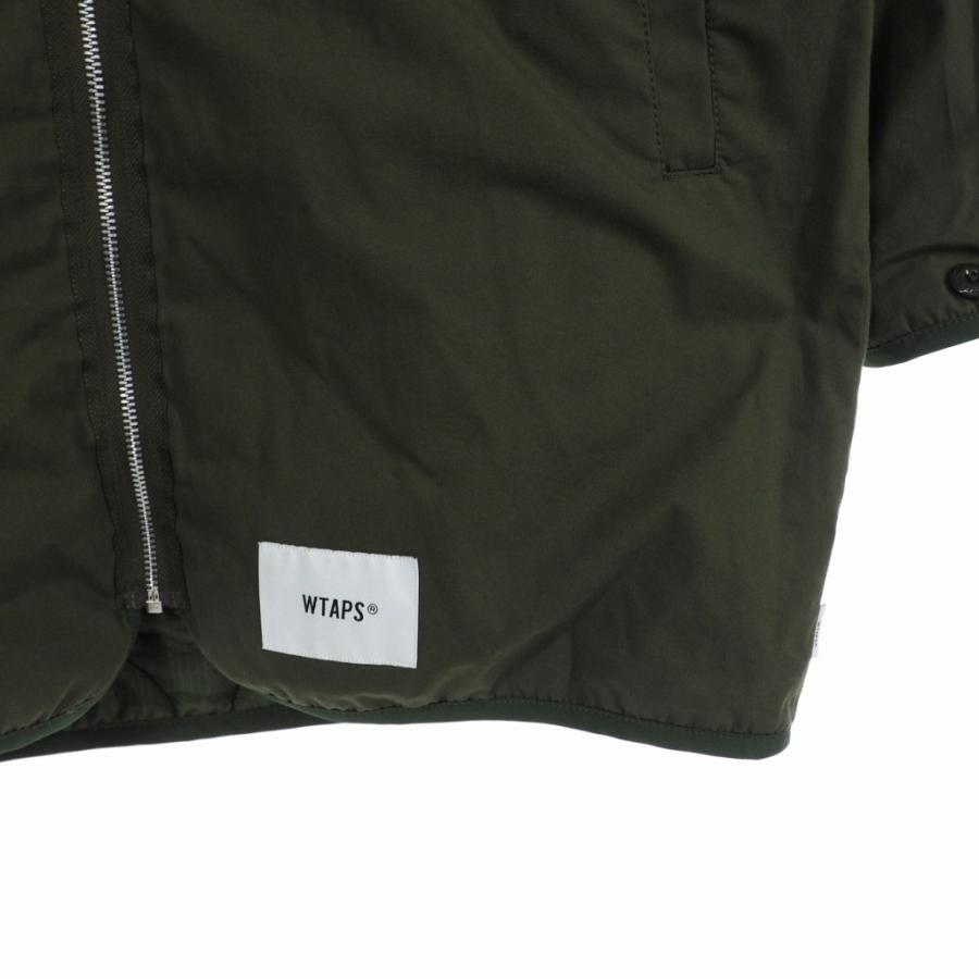 ダブルタップス WTAPS 20AW SIS JACKET NYLON RIPSTOP キルティング リバーシブル ジャケット ブルゾン 2 オリーブ 202TQDT-JKM04 メンズ｜vectorpremium｜08