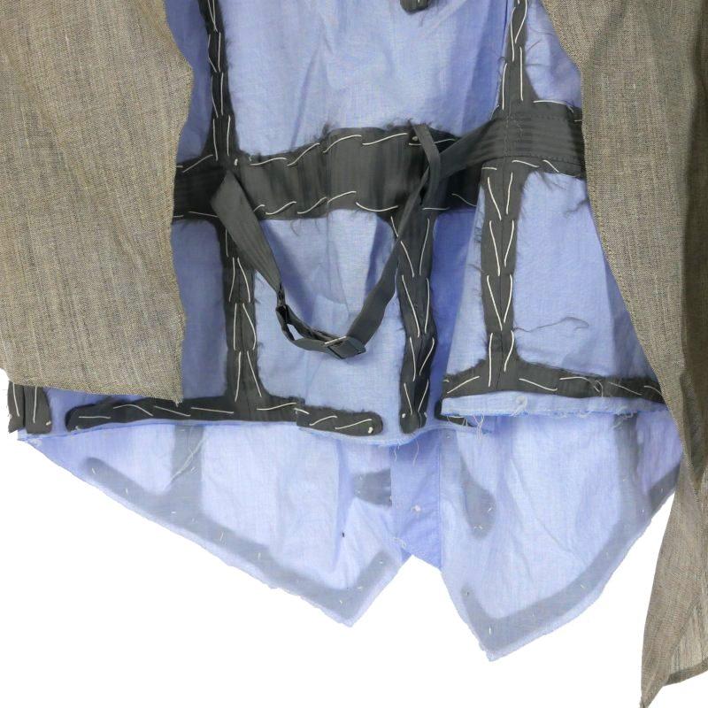 【中古】リコール RequaL≡ 22SS RECRAFT SHIRT VEST シャツ ベスト F ブルー グレー RQ22SS-RC12 メンズ リコール RequaL≡ 22SS RECRAFT SHIRT VEST シャツ ベスト F ブルー