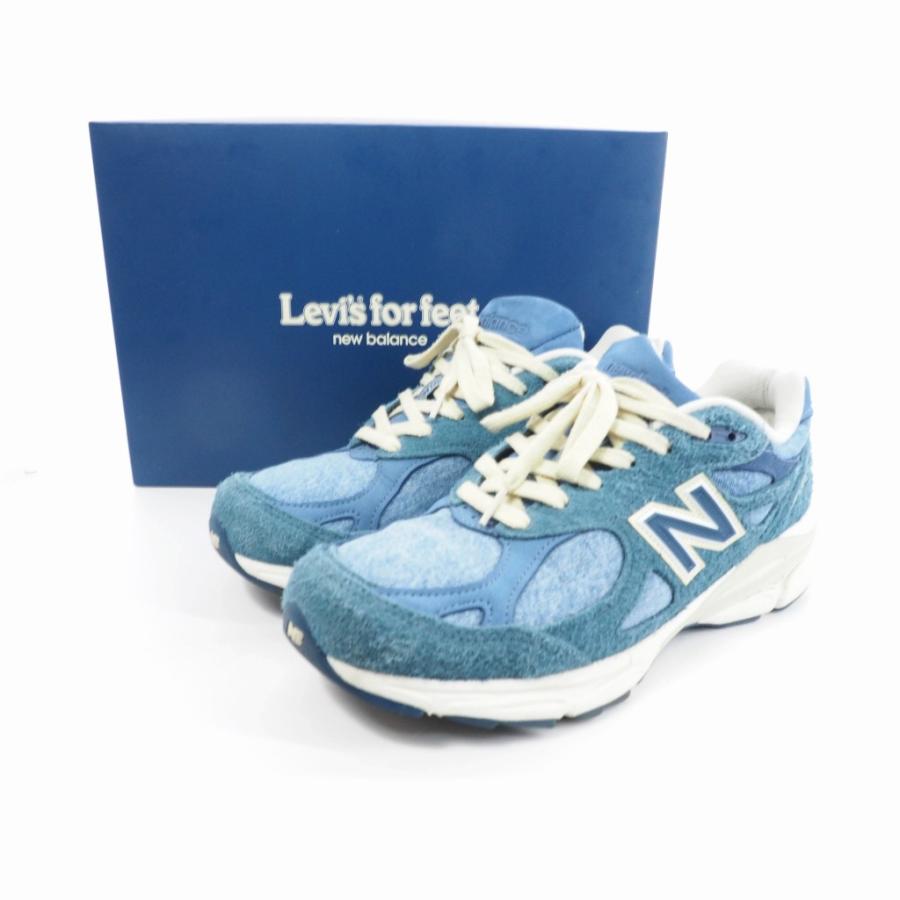 ニューバランス NEW BALANCE リーバイス Levi’s 990V3 スニーカー US9.5 27.5cm インディゴ M990LI3 メンズ｜vectorpremium｜07