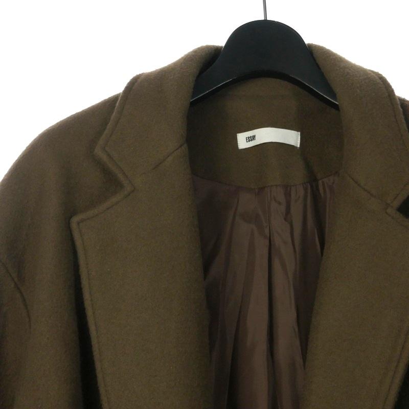 エッセイ ESSEY トレンチコート ジャケット ブラウン 茶 エッセイ ESSEY トレンチコート ジャケット ブラウン 茶 メンズ
