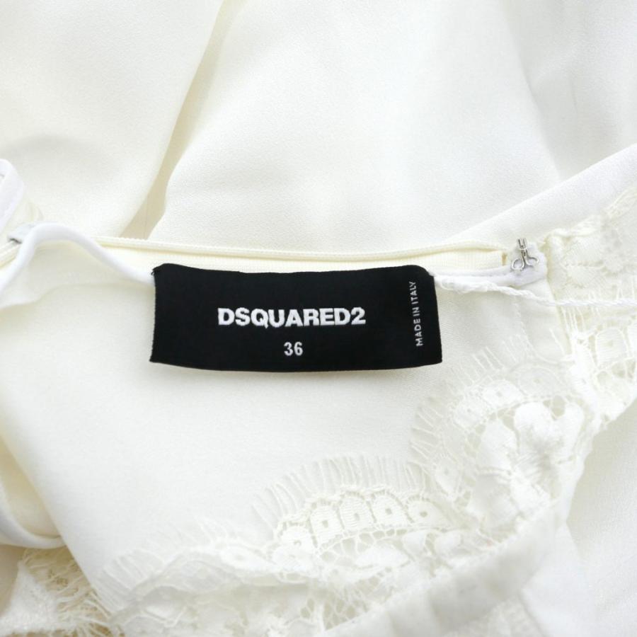 DSQUARED2（ディースクエアード） レース 切替シャツ Tシャツ 長袖