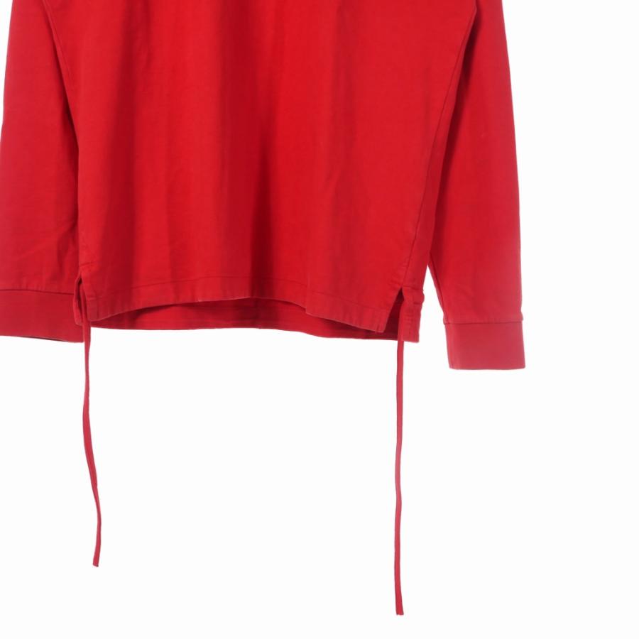 ホームコア HOMECORE Tシャツ 長袖 クールネック カットソー S 赤