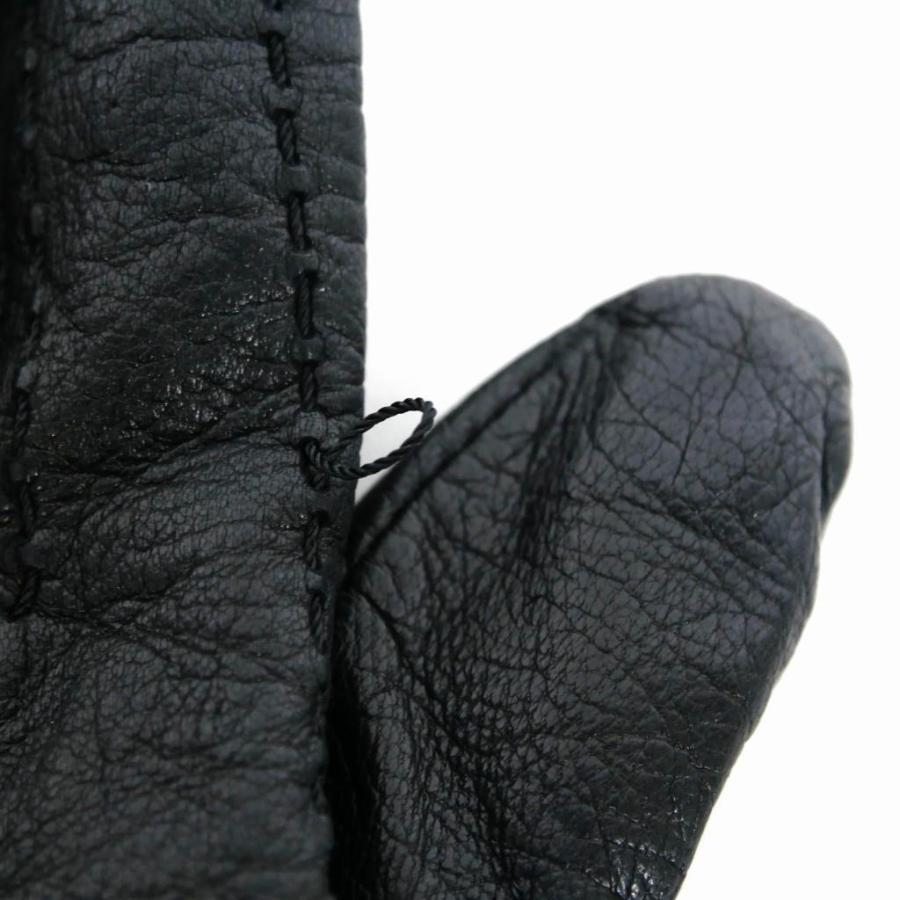 23区（ニジュウサンク） オンワード樫山 レザーグローブ 手袋 ファー