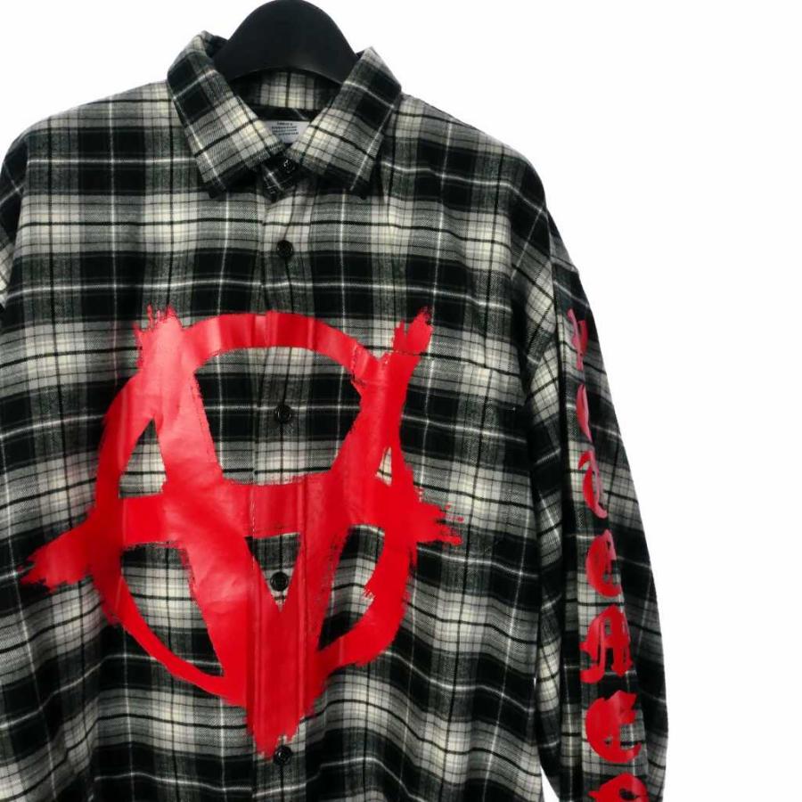 ヴェトモン ベトモン VETEMENTS アナーキー ロゴ フランネル ヴェトモン ベトモン VETEMENTS アナーキー ロゴ フランネル