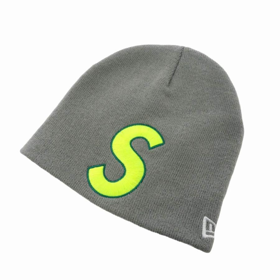Supreme ビーニー S logo ニットキャップ cap ニューエラ