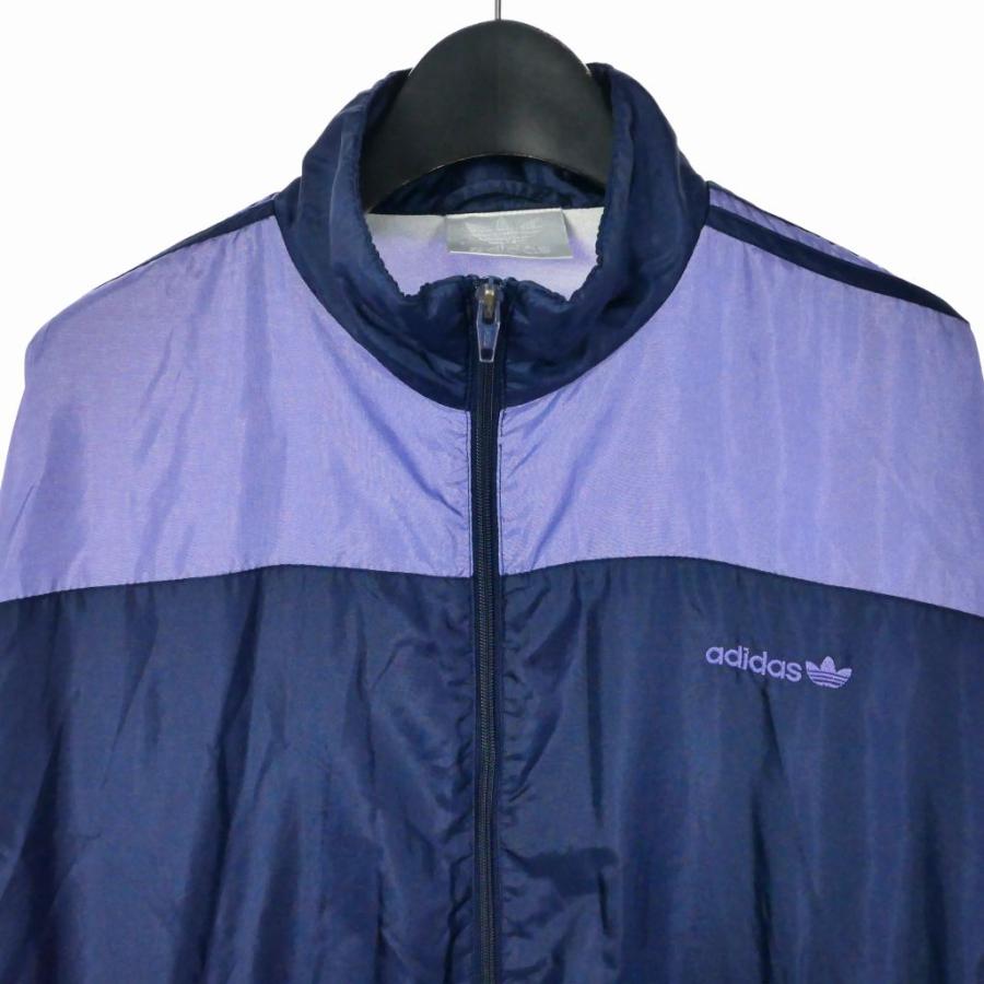 adidas アディダス 90S ナイロンジャケット ブルゾン 万国旗タグ M