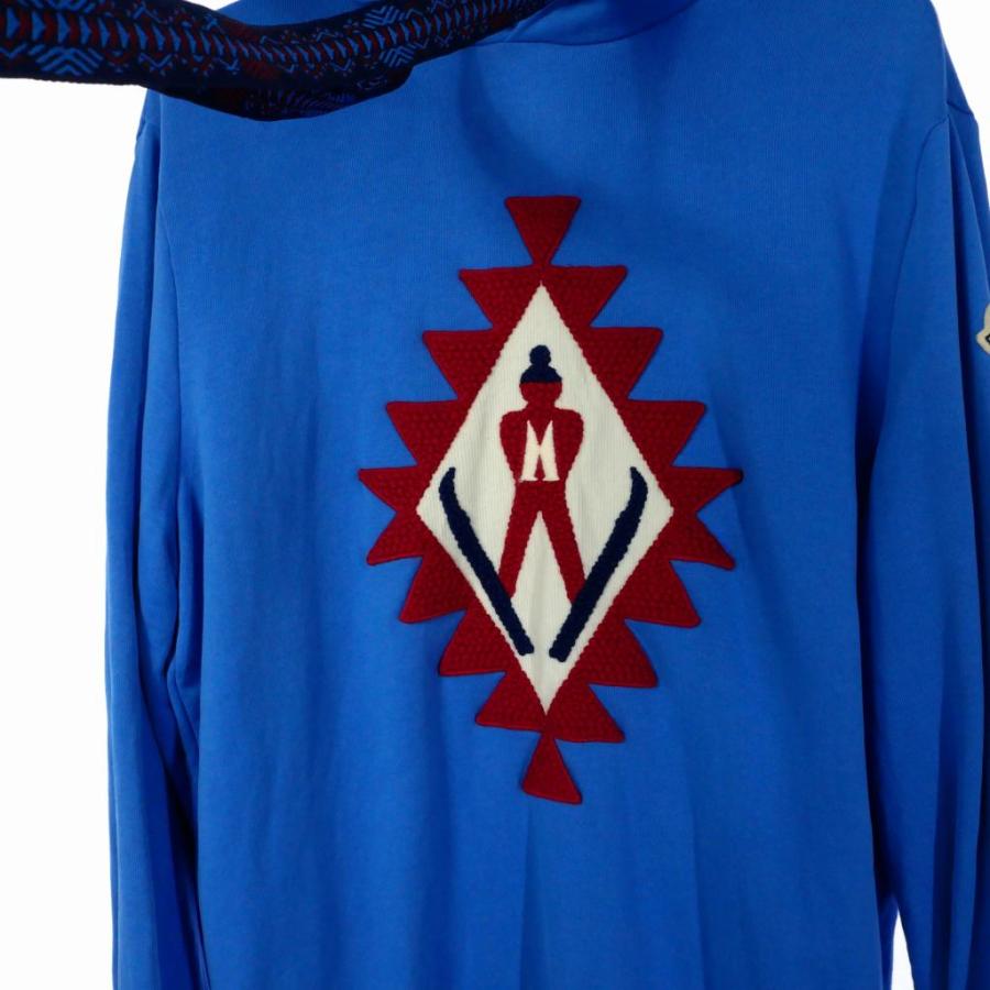 〔極美品〕モンクレール　パーカー　ワッペン　M ホワイト　トリコライン　5P83 MONCLER（モンクレール） 極美品□MONCLER 2023年製 ドラゴン ロゴ