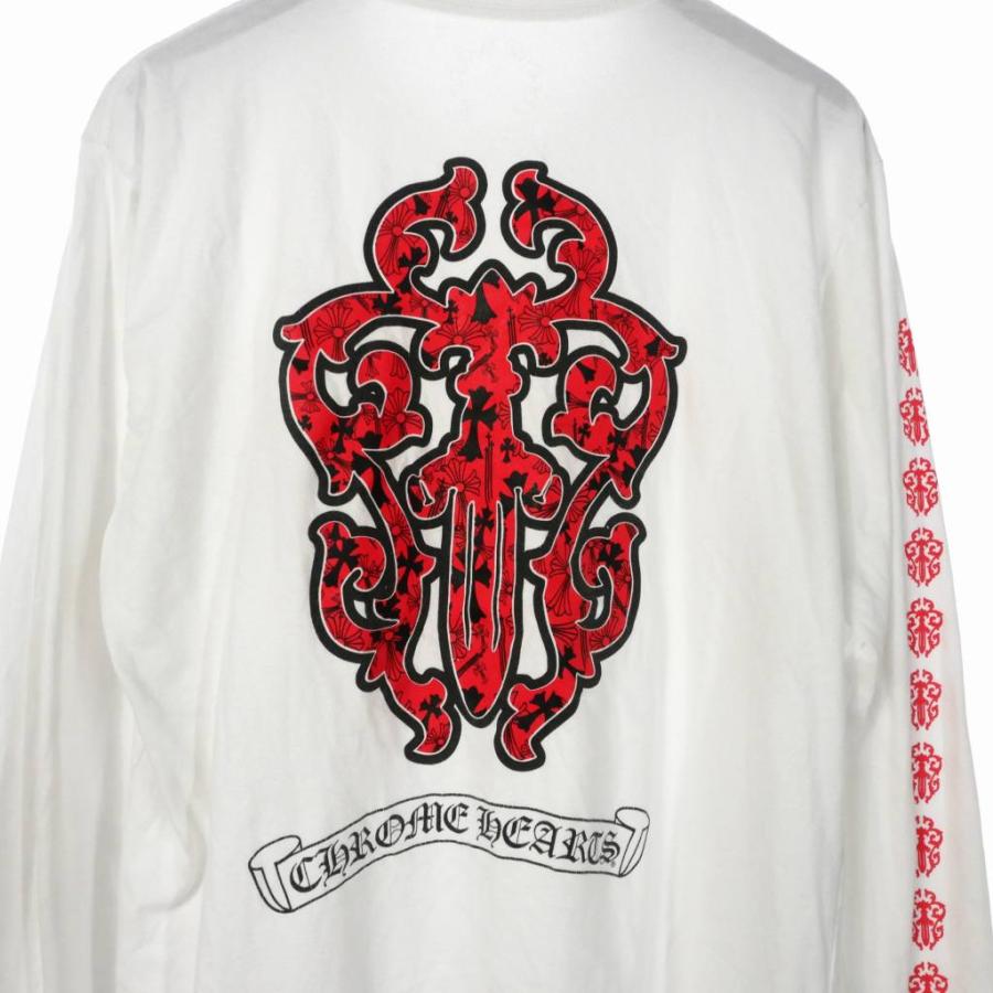 クロムハーツ 大阪 購入 レッド文字 ロングTシャツ XL(CHROME クロムハーツ 大阪 購入 レッド文字 ロングTシャツ XL(CHROME