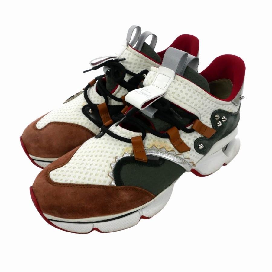 美品 クリスチャンルブタン レッドランナー 41 スニーカー スタッズ