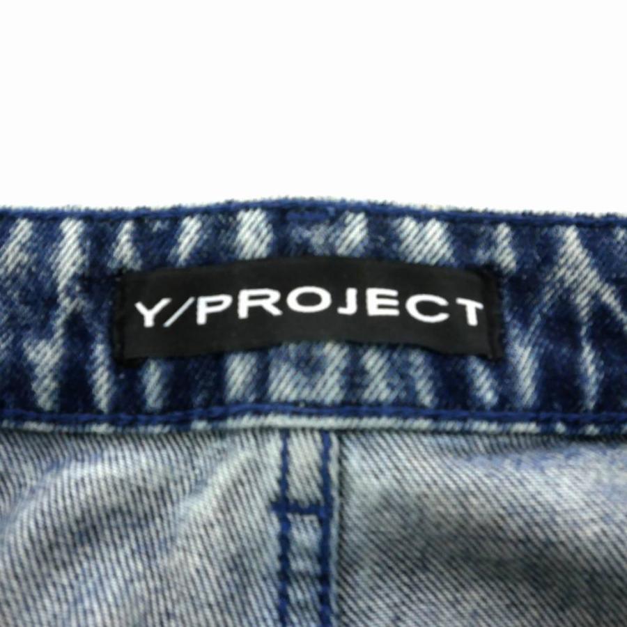 ワイプロジェクト Y/PROJECT ストーンウォッシュ ラッフル ジーンズ 