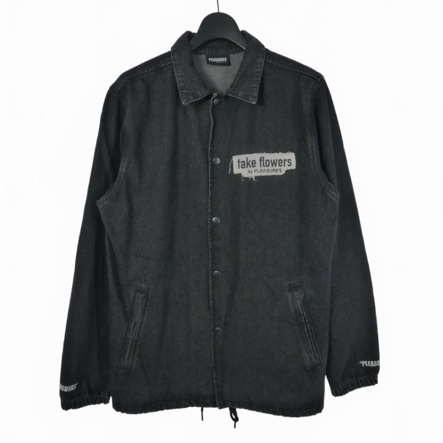 プレジャーズ PLEASURES FAKE FLOWERS DENIM COACH JACKET フェイク 