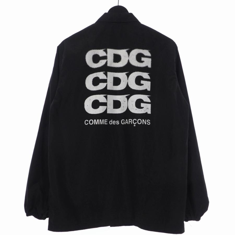 美品】CDG コムデギャルソン コーチジャケット ブラック バックロゴ M