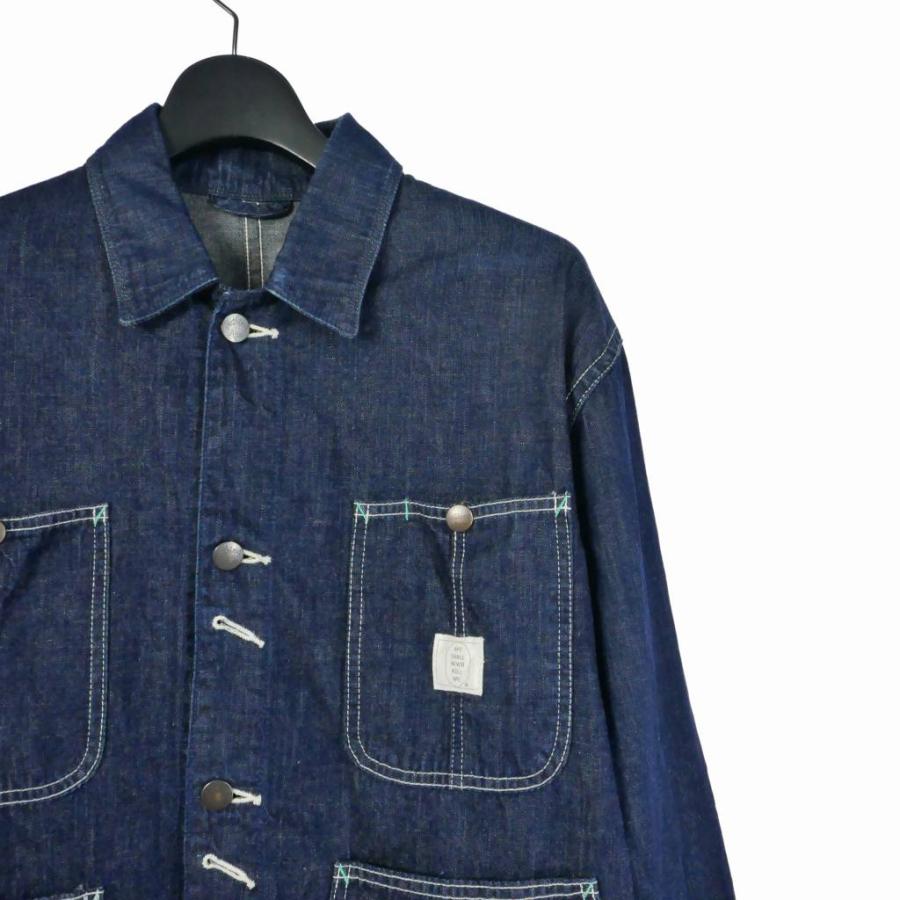 アベイシングエイプ A BATHING APE シャンブレー カバーオール ワン  