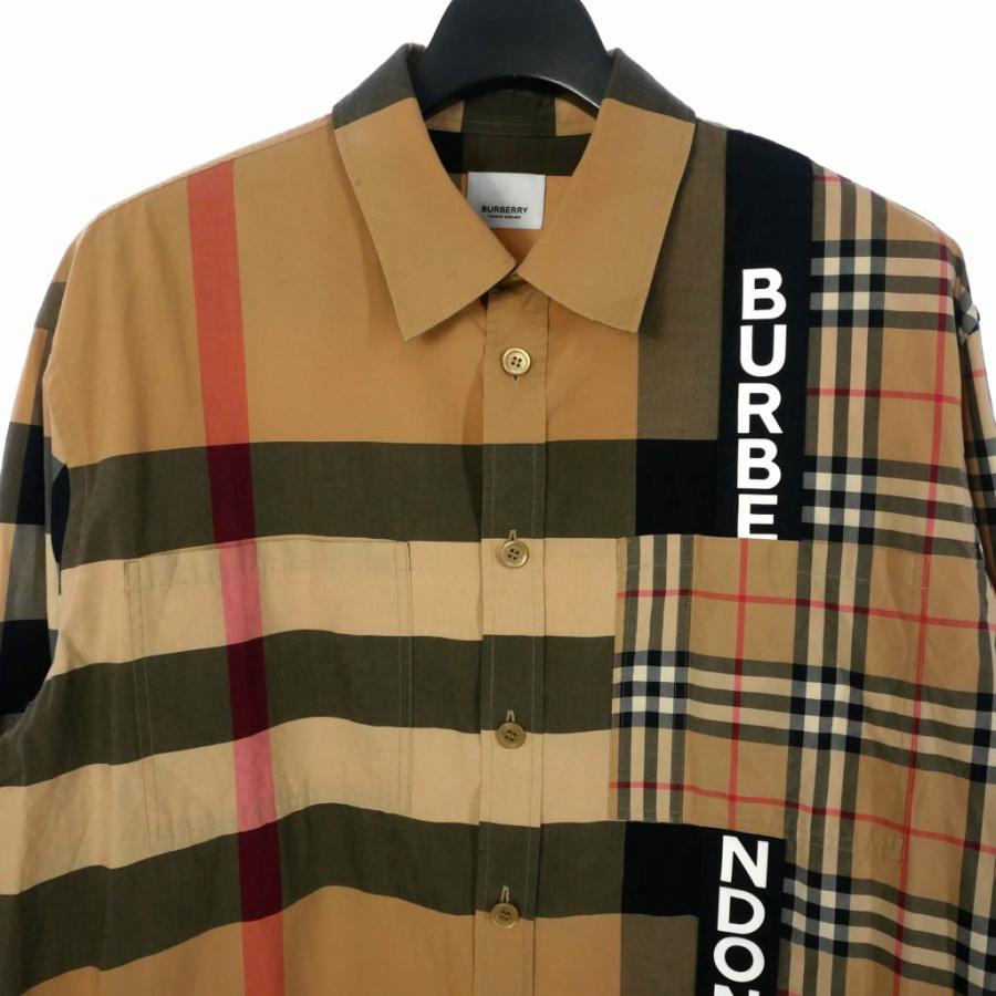 Burberry 20AW ロゴ アシンメトリー シャツ