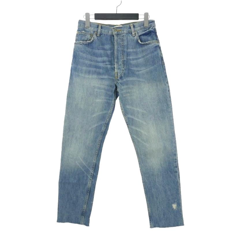 ZARA（ザラ） デニムパンツ ジーンズ ダメージ加工 カットオフ加工 