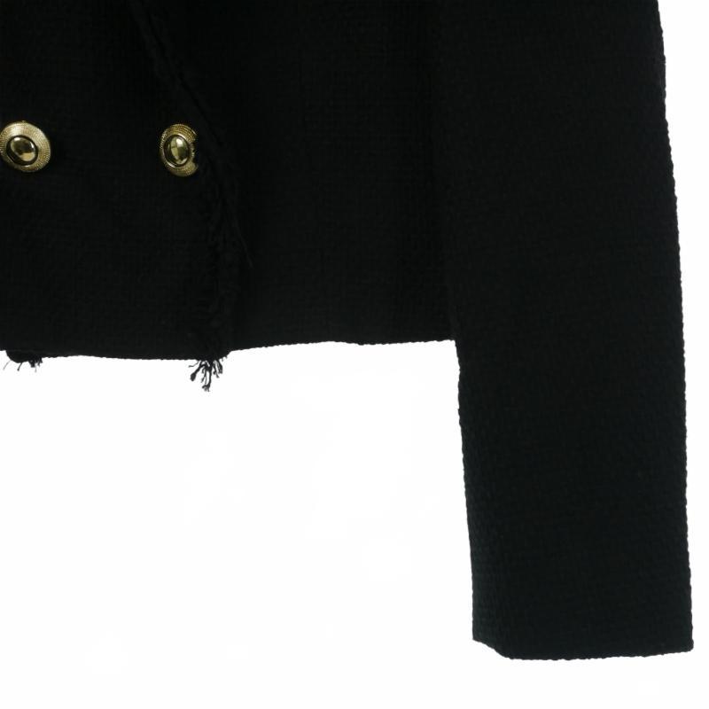 ZARA（ザラ） ダブルジャケット ブレザー ショートジャケット フリンジ