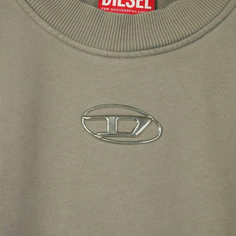 DIESEL ディーゼル 23AW S-Cooling-L1 クルーネック 半袖スウェット S 
