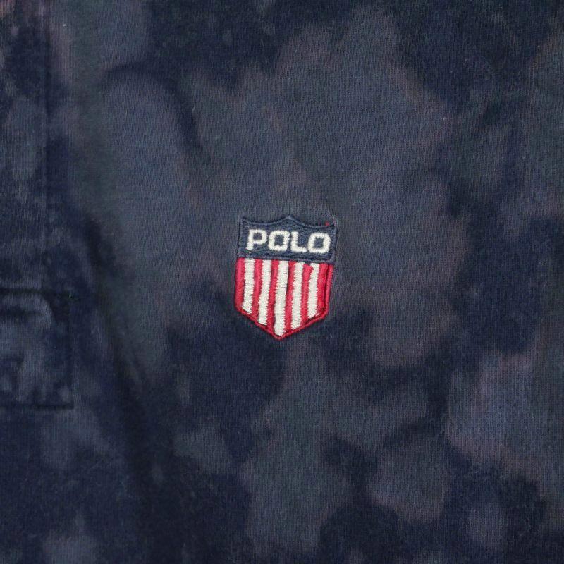 ★ ポロ　POLOSPORT 90s ゴルフ 刺繍ロゴ　配色　ラガーシャツ　長袖 S 希少 90s ポロスポーツ ポロスポ ラルフローレン 長袖 ラガーシャツ
