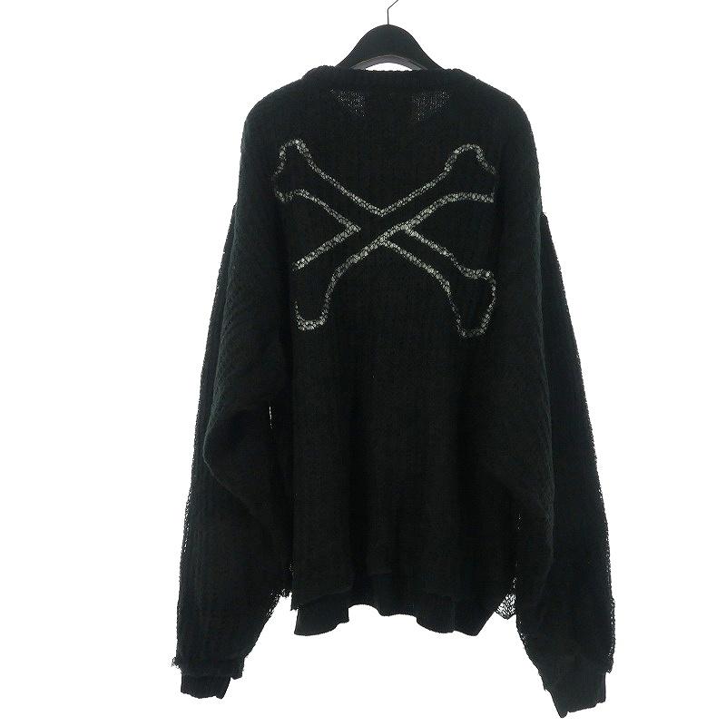 ダブルタップス WTAPS 23AW OBSVR SWEATER クロスボーン レイヤード 