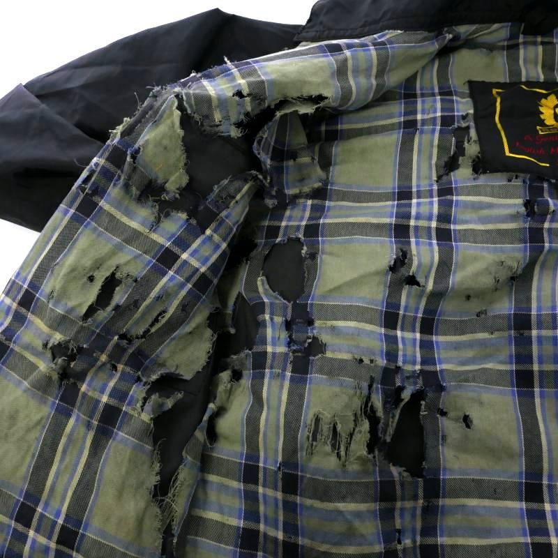 ベルスタッフ Belstaff ミリタリージャケット ブルゾン 40 ブラック 黒