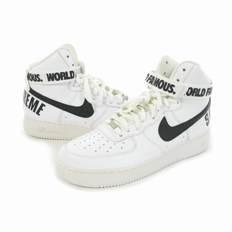 NIKE ナイキ/AIR FORCE 1 HIGH Supreme Special White/698696-100/29/メンズスニーカー/Cランク/82【中古】 NIKE（ナイキ） シュプリーム Supreme Air Force 1 High Special White