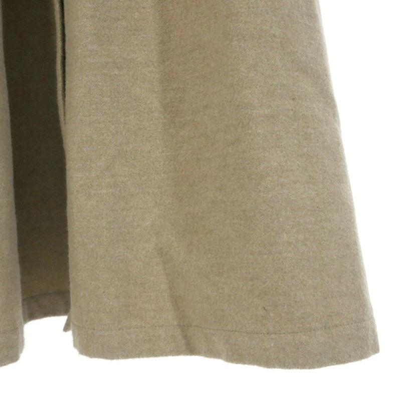 【中古】ハート Haat イッセイミヤケ ISSEI MIYAKE カシミヤ混 ワンピース ドレス 半袖 レース 3 グレージュ ハート Haat イッセイミヤケ ISSEI MIYAKE カシミヤ混 ワンピース