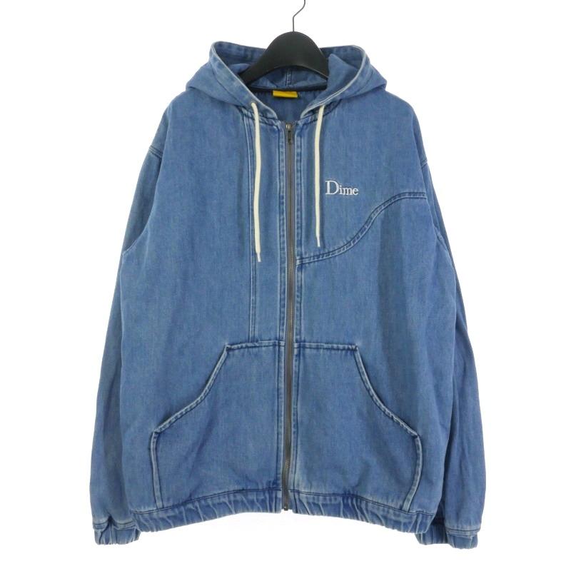 ダイム DIME 22AW HOODED DENIM BOMBER JACKET フーデッド デニム 