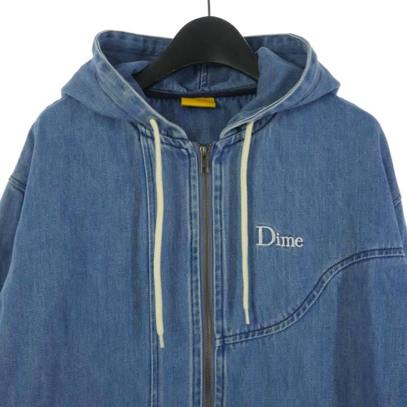 ダイム DIME 22AW HOODED DENIM BOMBER JACKET フーデッド デニム 
