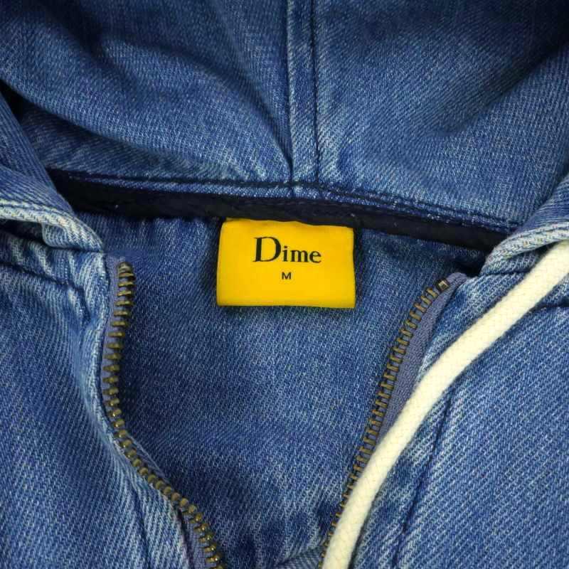 ダイム DIME 22AW HOODED DENIM BOMBER JACKET フーデッド デニム 