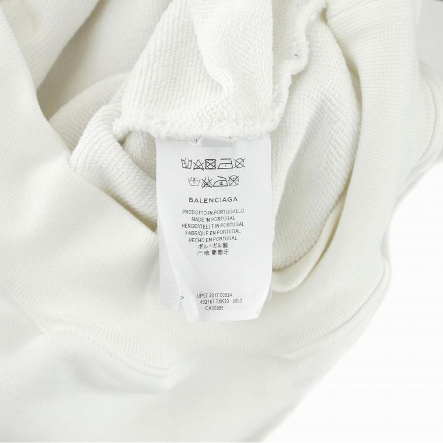 【正規品】BALENCIAGA バックロゴプリント パーカー BALENCIAGA バレンシアガ バックロゴ プリントロゴフーディ
