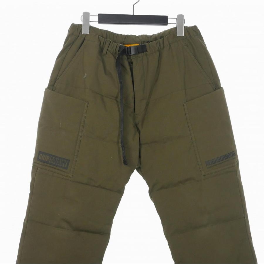 ネイバーフッド NEIGHBORHOOD NH. ODE/C-PT ダウンパンツ M オリーブ