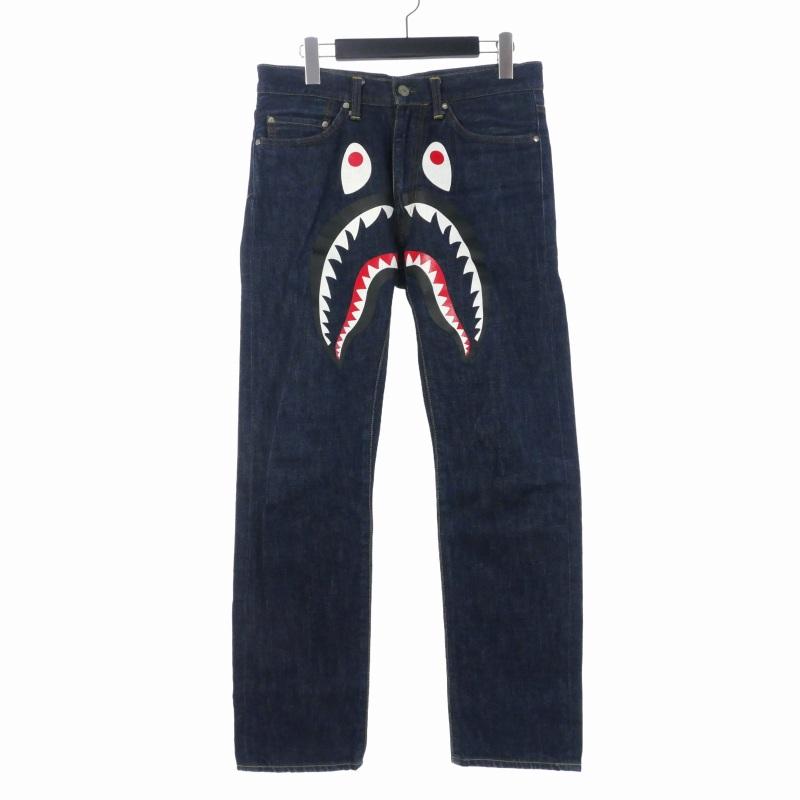 アベイシングエイプ A BATHING APE 2008 Type-05 シャーク デニム  