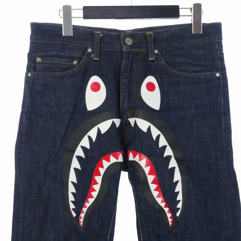 アベイシングエイプ A BATHING APE 2008 Type-05 シャーク デニム  