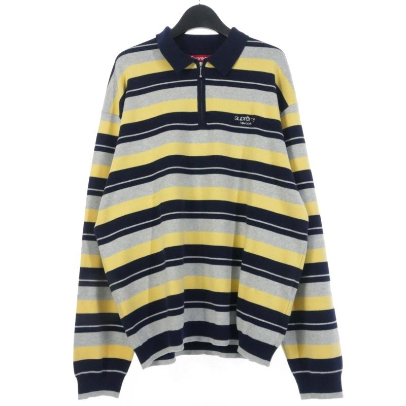 Supreme シュプリーム SUPREME 24AW Stripe Zip L/S Polo