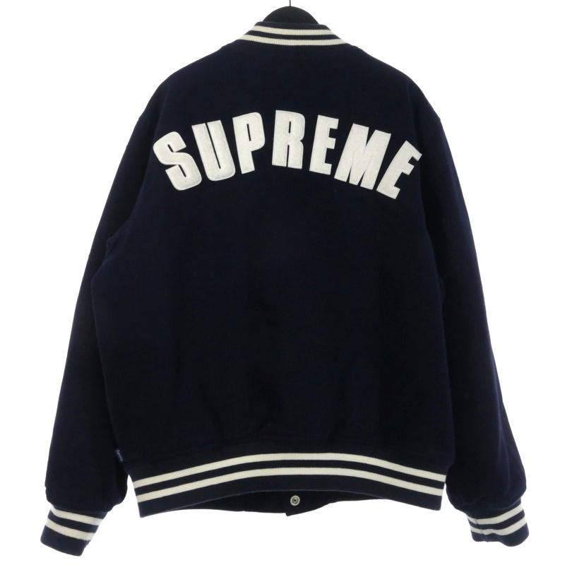 美品 Supreme シュプリーム キルティング ジャケット ワッペンロゴ M 美品 Supreme シュプリーム キルティング ジャケット ワッペンロゴ M