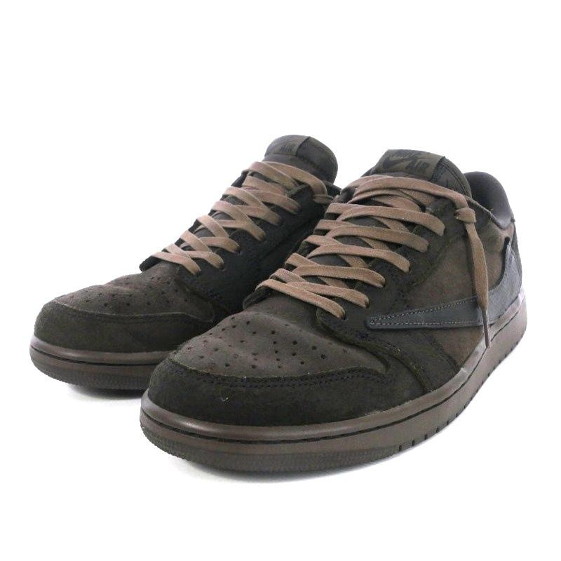 NIKE ナイキ Travis Scott Air Jordan 1 Low OG SP Velvet Brown and 