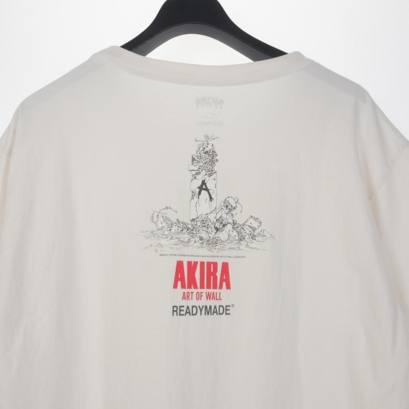 【中古】レディメイド　READYMADE AKIRA アキラ Tシャツ 鉄男 半袖 L 白 ホワイト メンズ レディメイド READYMADE AKIRA アキラ Tシャツ 鉄男 半袖 L 白