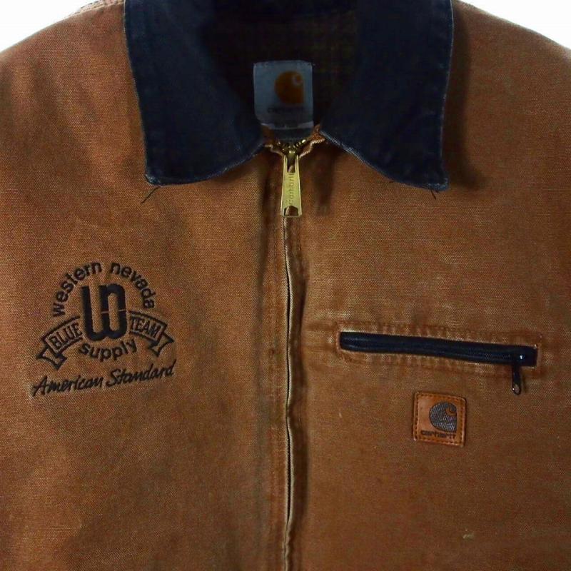 カーハート carhartt 企業ロゴ デトロイトジャケット ブルゾン L