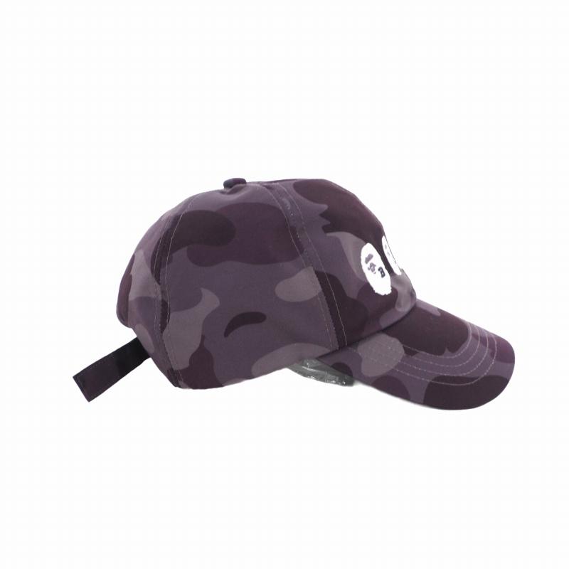 A BATHING APE アベイシングエイプ 帽子 キャップ カモフラ F 紫 A BATHING APE アベイシングエイプ 帽子 キャップ カモフラ F 紫