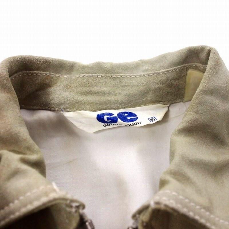 【中古】グッドイナフ GOODENOUGH 初期 スウェード ジャケット ブルゾン S ベージュ メンズ グッドイナフ GOODENOUGH 初期 スウェード ジャケット ブルゾン S