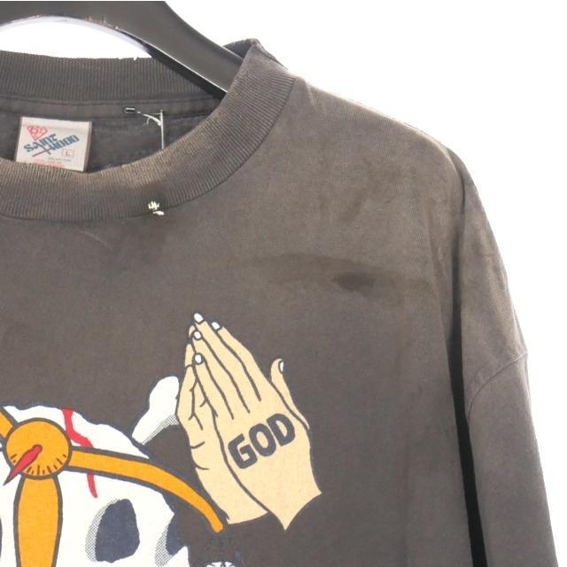 25ss 新品正規品 SAINTM×××××× セントマイケル 長袖Tシャツ L SAINT Mxxxxxx セントマイケル Tシャツ サイズ:XL 25SS SM-HR8