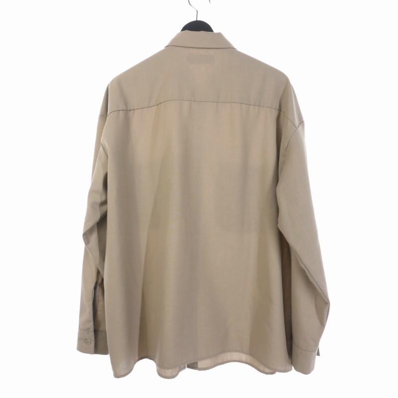 クーティー COOTIE 24SS T/W Fly Front Work L/S Shirt シャツ 長袖 M