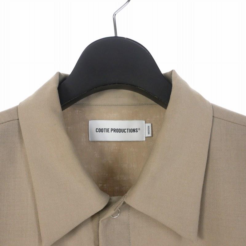 クーティー COOTIE 24SS T/W Fly Front Work L/S Shirt シャツ 長袖 M