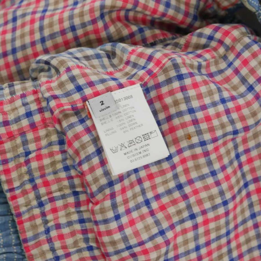 ビズビム VISVIM Insulator Down Vest パッチワークダウンベスト 2