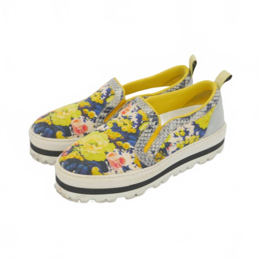 エムエスジーエム MSGM フラワープリント スリッポン スニーカー 花柄 
