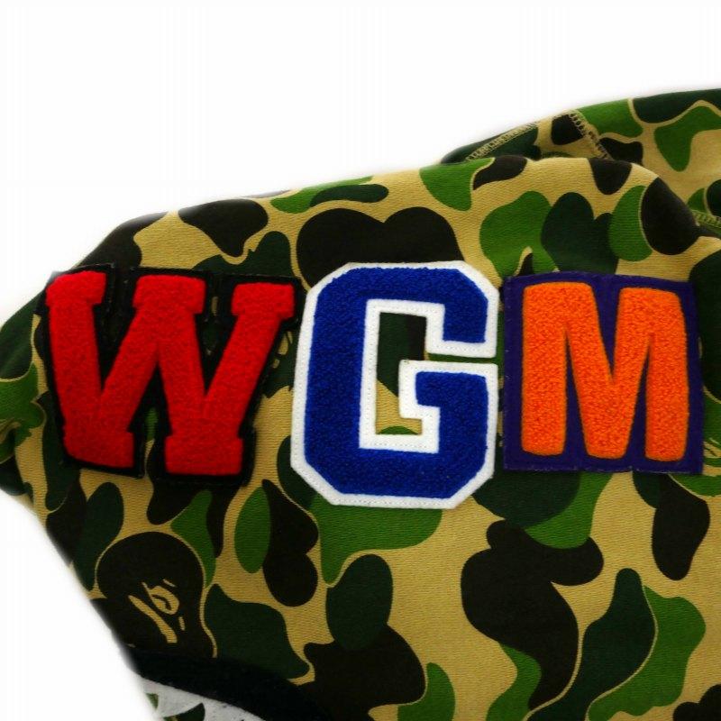 A Bathing Ape 迷彩柄 サメフード パーカーM A Bathing Ape 迷彩柄 サメフード パーカーM 1st camo yellow