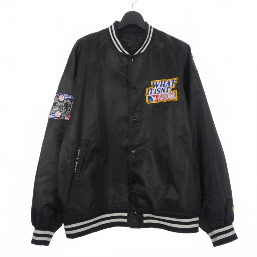マークゴンザレス MARK GONZALES ワッペン スタジャン ブルゾン XL 黒 