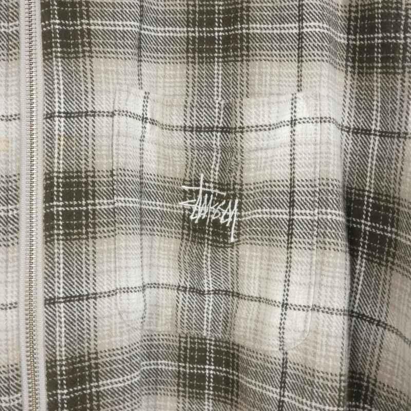 STUSSY（ステューシー） STUSSY 21AW Frank Plaid Zip Shirt 刺?ロゴ