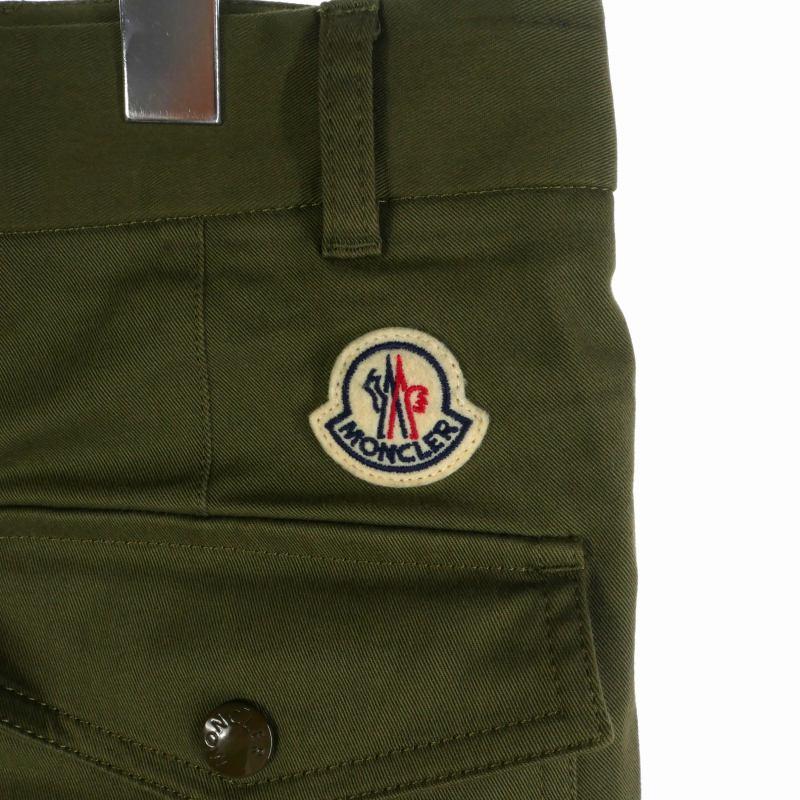 【中古】モンクレール MONCLER パンツ スラックス コットン トラウザーズ 50 M カーキ I20912A00011 メンズ MONCLER（モンクレール） パンツ スラックス コットン トラウザーズ 50
