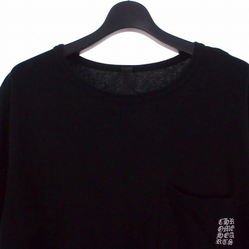 クロムハーツ サイズ:L Y NOT 胸ロゴ刺繍長袖カットソー 中古 SJ02